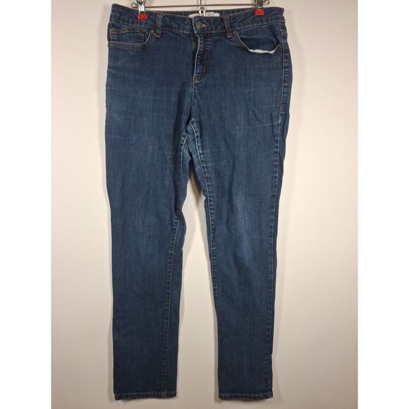 Womens Kenneth Cole Reaction Straight Leg Jeans SZ 14/30 - Picture 1 of 4